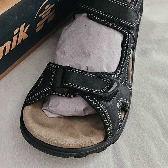 Kamik, Men\'s Pier Sandal, black, size 12